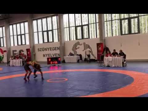 Pécsi Szebasztián Pál UTE- Csontos Pál Nyapát 2020.10.17. Bp-Pest megye Diák II. Szabadfogás 32kg