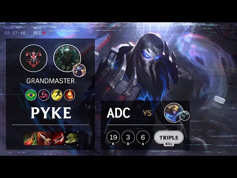 Pyke ADC vs Ezreal - BR Grandmaster Patch 10.21