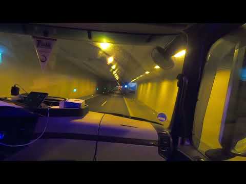 Mercedes-Benz Actros MP4 1848 driving in Germany Passenger POV (no music)