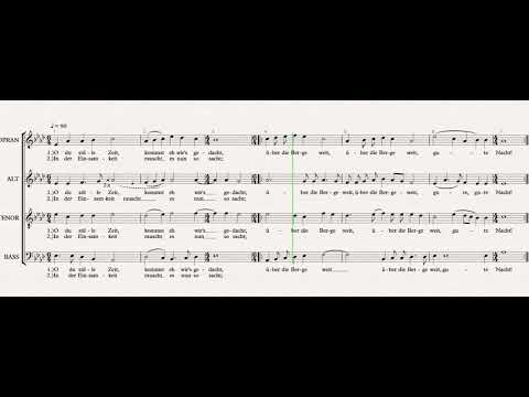 O du stille Zeit   SATB