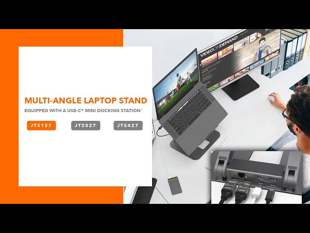 Suporte Multi-Angle Dual HDMI j5create JTS427-N video
