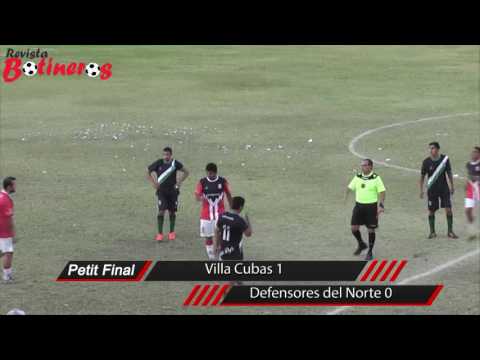 Final Petit: Villa Cubas 1 vs Defensores del Norte 0