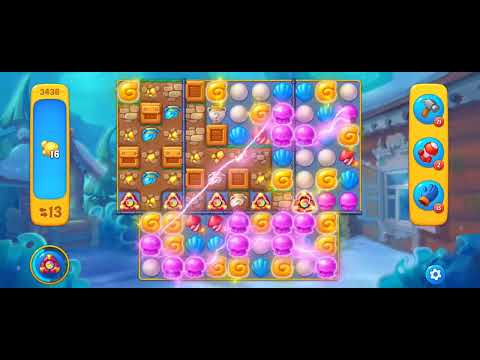 Fishdom Easy Level 3436 (with full seashell [Super Lightning]) @choraelmin