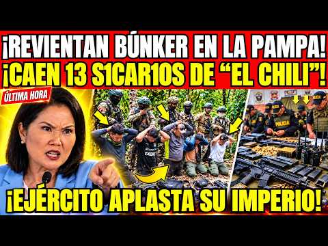 ¡BRUTAL G0LPE EN LA PAMPA! PNP Y EJÉRCIT0 ATRAPAN A 13 S1CARI0S C0N 4RMAS DE GU3RRA