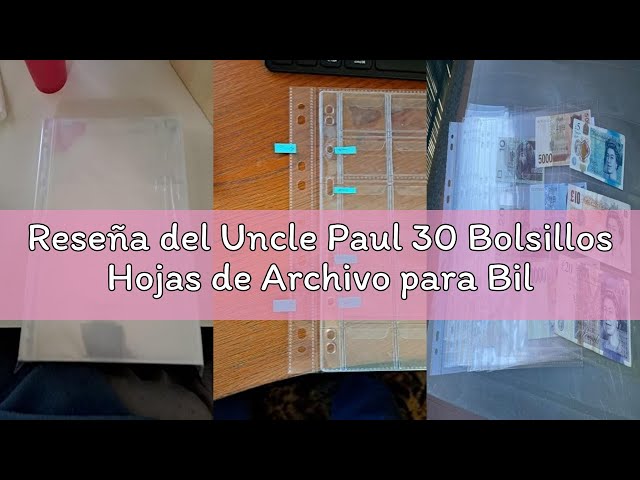 Vídeo relacionado con Uncle Paul 300 Uds. Monedas con Bolsillos de 2x2 Pulgadas, 6 tamaños, portamonedas de cartón, álbum de Monedas, Libro para colección de Monedas, Suministros FC01MX1