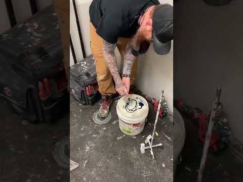 Paint pigment in drywall mud