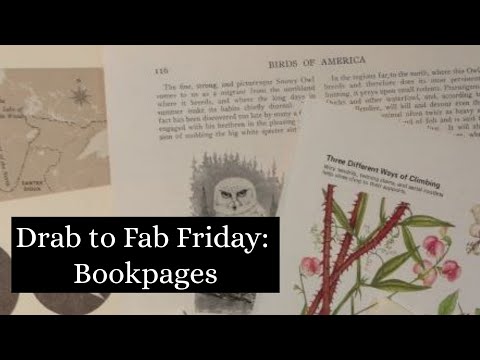 Drab to Fab Friday: Bookpages