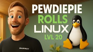 PEWDIEPIE uses Linux and he is at least a Level 20 Wizard!