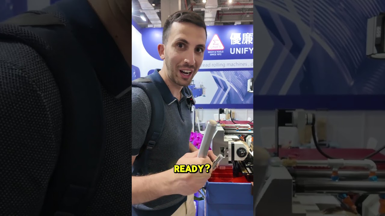 THREAD ROLLING MACHINE DEMO