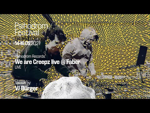 Psihodrom Festival 2021: We Are Creepz live at Faber