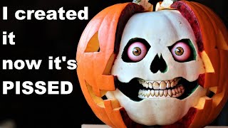 How To make a Scary pumpkin Carving