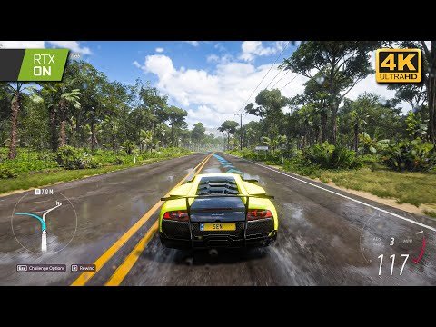 [4K RTX 4090]Forza Horizon 5 With Ray Tracing is Stunning Beautiful | NEW Ray Tracing & DLSS