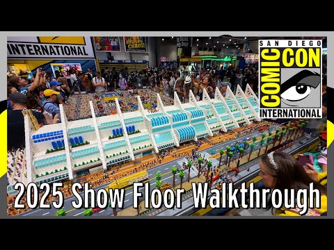 San Diego Comic Con Show Floor Walkthrough | San Diego Convention Center 2025