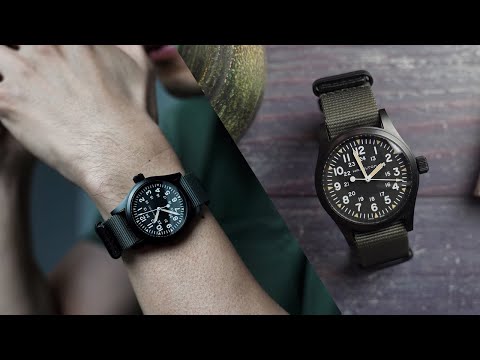 HAMILTON Khaki Field Mechanical 38mm Watch PVD Coated Review