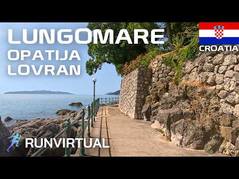 Opatija → Lovran · Lungomare-promenade — YouTube-voorbeeldthumbnail