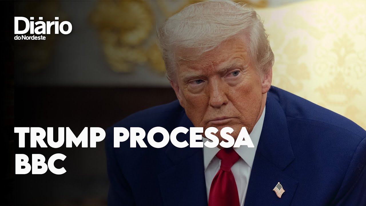 Imagem da notícia Trump processa BBC em R$ 54 bilhões por suposta difamação