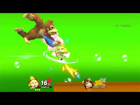 Super Smash Bros. Ultimate: {Replay} [26] - Isabelle vs. Donkey Kong (CPU 9) (Round 2)
