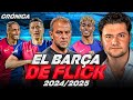 EL BARCELONA DE HANSI FLICK 2024 2025 GANADORES DE LIGA COPA Y SEMIFINALES DE CHAMPIONS LEAGUE