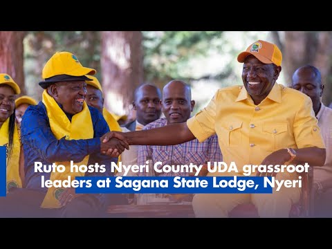 Ruto hosts Nyeri County UDA grassroot leaders at Sagana State Lodge, Nyeri