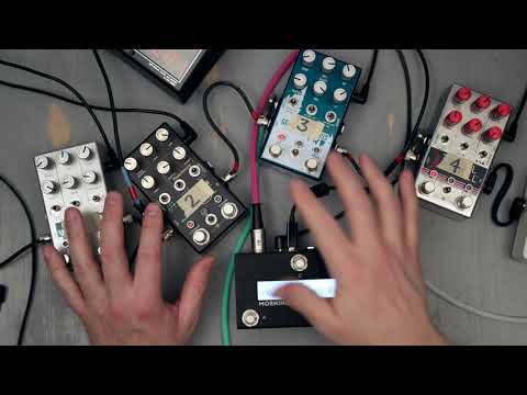 Morningstar MC3 with Four Chase Bliss Pedals