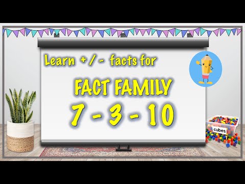 Fact Family 7-3-10