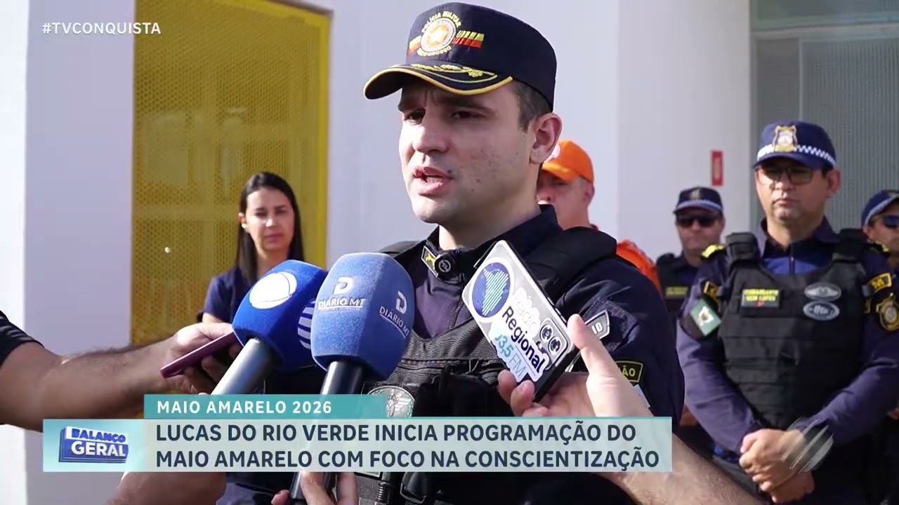 Maio Amarelo começa em Lucas do Rio Verde com ações para salvar vidas no trânsito