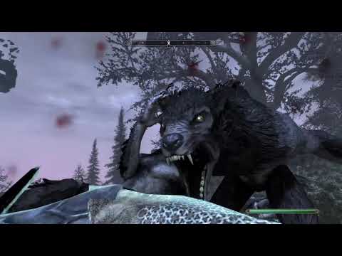 Skyrim werewolf forest