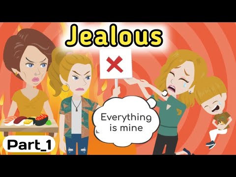 Jealous part  1 | English story | Animated story | learn English | Simple English