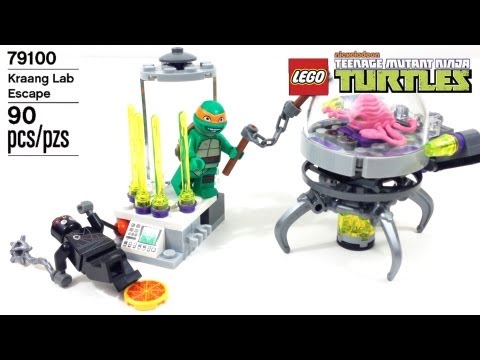 Vidéo LEGO Tortues Ninja 79100 : L'évasion du laboratoire de Kraang