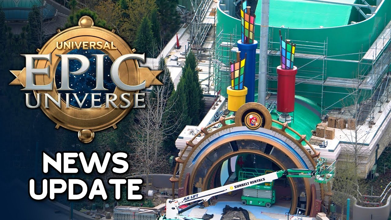 Epic Universe News Mega Update — NINTENDO PORTAL, FIRE EFFECTS, & FINAL CONSTRUCTION PROGRESS 2024