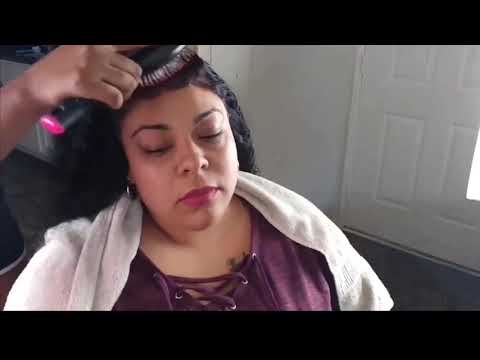 cashout luxiriousCurly Human Hair Wig  hair review