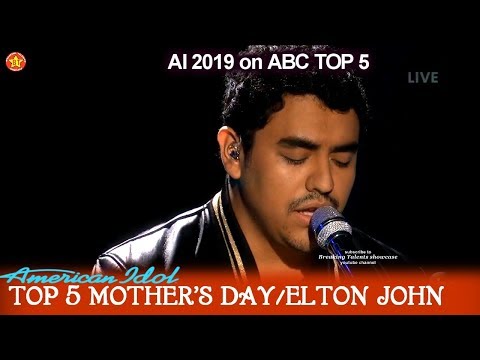 Alejandro Aranda “Sorry Seems To Be The Hardest Word” by Elton John  | American Idol 2019 Top 5