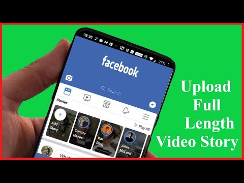How to Upload Full Length Video Story In Facebook Video
