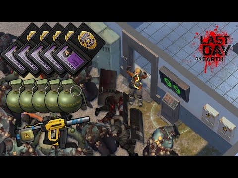 Clearing BlackPort PD 99 Waves | 99 Grenade | 1 Brutalizer Last Day On Earth Survival