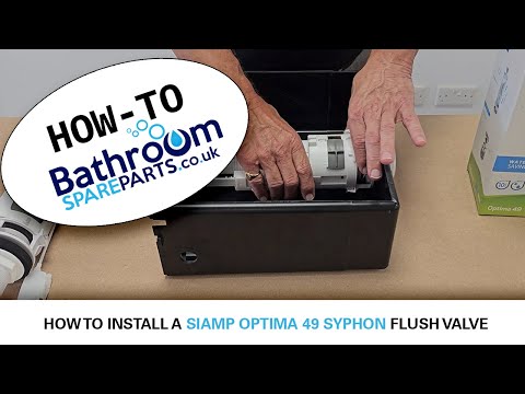 How To Install a Siamp Optima 49 Syphon Flush Valve