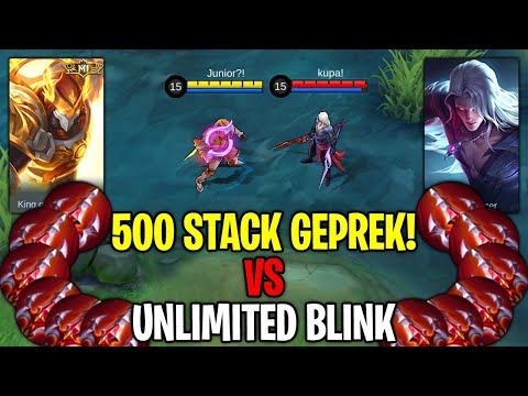 ALDOUS 500 STACK VS ARLOTT UNLIMITED BLINK - MOBILE LEGENDS