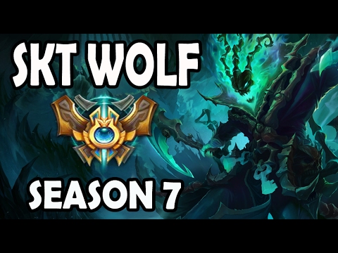 SKT T1 Wolf Thresh vs Blitzcrank Support Ranked Korea Season 7
