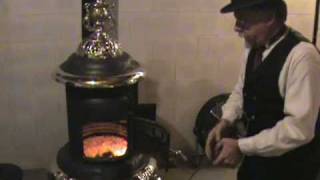 Best Coal Stove Ever Made/Glenwood Base Heater/Starting It Up/ Video 5