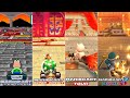 Evolution Of SNES Bowser Castle 3 Course In Mario Kart Series 1992 2023 MK8D