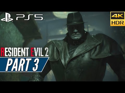 RESIDENT EVIL 2 REMAKE (PS5) | Claire B | Walkthrough Gameplay PART 3 [4K 60FPS HDR] - No Commentary