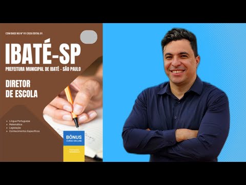 Apostila Concurso Prefeitura de Ibaté - SP 2026 - Diretor de Escola