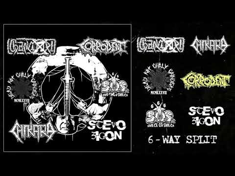 Changoz! / Corrodent / Chikara / DRCG / SxOxSx / Stevo Žigon - 6way split FULL ALBUM (2020)