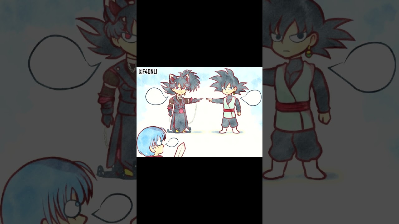 This two #fancomicsdub  #originalcharacter #trunks #gokublack