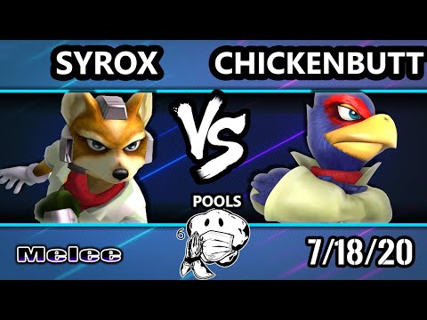 GOML 2020 SSBM - Syrox (Fox) Vs. Chickenbutt (Falco) Melee Pools