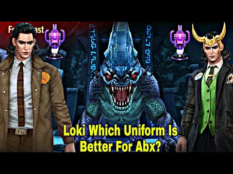 Loki TVA Suit VS President Suit Abx Comparison - Marvel Future Fight