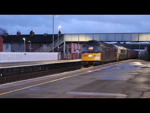 33207 and 33012 working The Devonian Crompton at Bridgwater on 8th March 2020