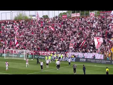 CALCIO SERIE B - L’esultanza di Ranocchia dopo il gol che regala la vittoria al LR Vicenza