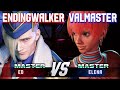 SF6 ENDINGWALKER Ed Vs VALMASTER Elena High Level Gameplay