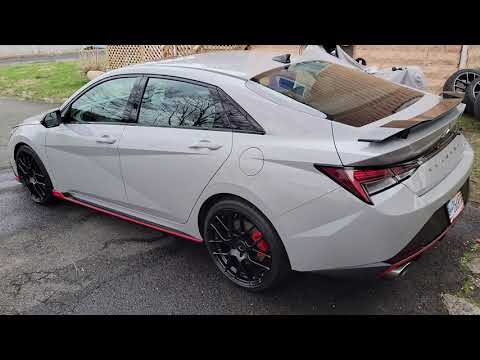 Elantra N Wheels Mounted!!!! Enkei Raijin 19X8.5 ET50
