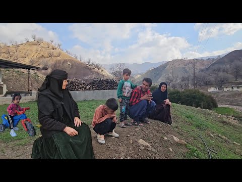 🔥😱 War and the Daily Life of Rural People in Iran with Babak family 🏡